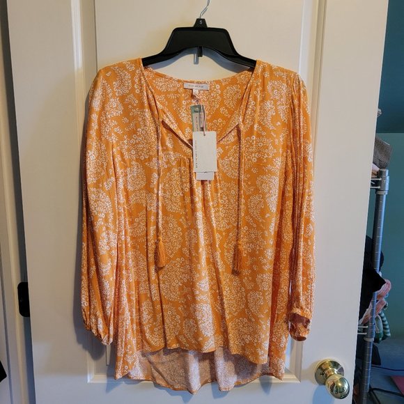 NWT Skies are Blue Padenia Tassel Tie Top Stitch Fix - Picture 1 of 5